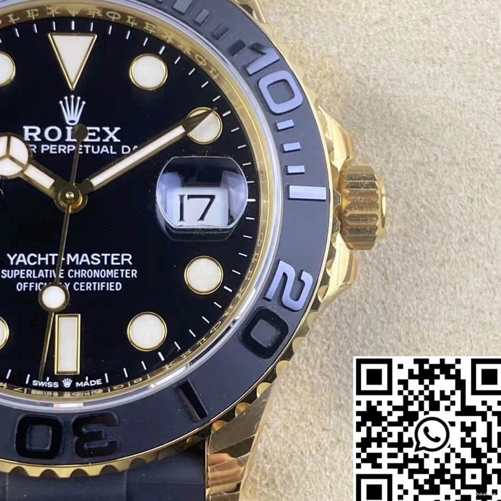 Master VS M226658-0001 Yacht Factory Yellow Rolex 42MM Gold 0114